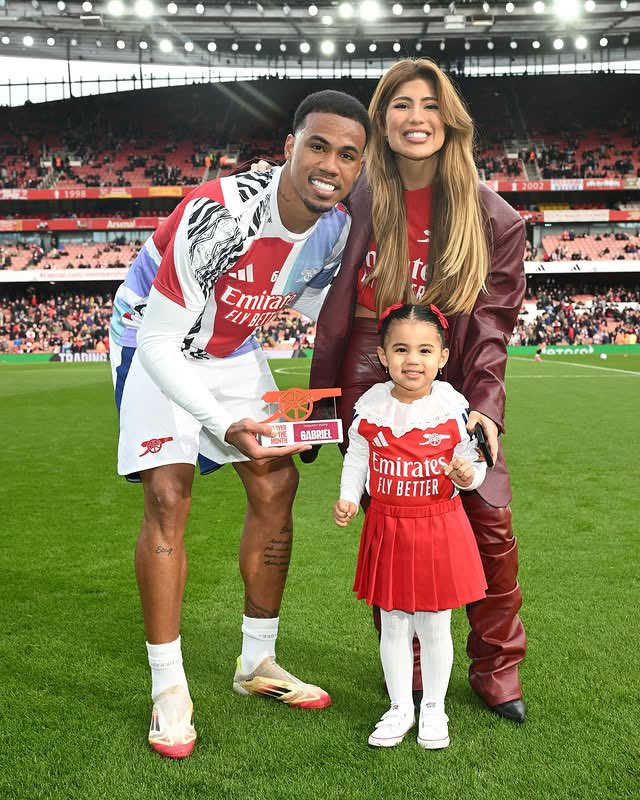 Arsenal Player of the Month Gabriel 🏅