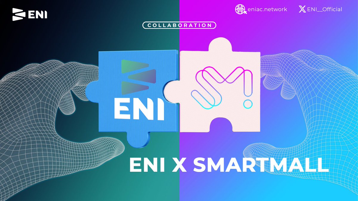 ENI__Official's tweet photo. 🚀 BREAKING NEWS! 🚀

🔗 ENI X @SmartMall_ai: The Perfect Partnership! 🤝

Two forces, one vision—bringing innovation, efficiency, and next-gen experiences to the community! 

Stay tuned for what’s coming next! 🔥

#ENIxSmartMall #Collaboration #Web3 #Innovation https://t.co/YwyXHrr9o3