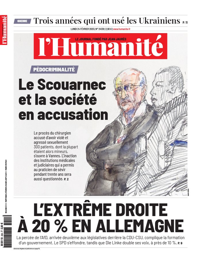 humanite.fr
la une de l'humanité 
humanite.fr