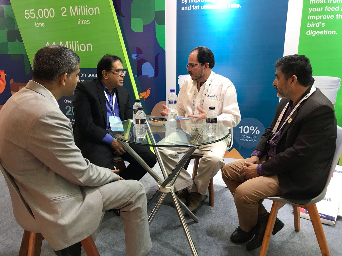 ArtevetLLC's tweet photo. Artevet Bangladesh proudly participated in the World Poultry Science Association show in Dhaka from Feb 20-22! 🐓🇧🇩 With Dr Paul Greenberg from Artevet and Dr Humayunleading discussions, we engaged with industry leaders to exchange ideas and solutions for Bangladesh. https://t.co/Lhfiz7hhVy