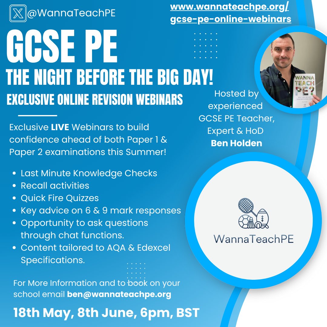 WannaTeachPE (@wannateachpe) on Twitter photo Over 500 students now registered!
Enrol your cohort today!
Get in touch! Ben@wannateachpe.org Over 500 students now registered!
Enrol your cohort today!
Get in touch! Ben@wannateachpe.org