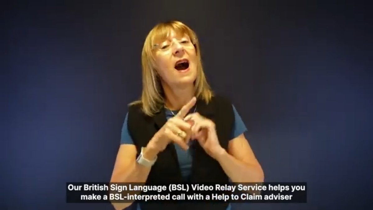 Citizen Advice Scotland's Help to Claim Universal Credit

CAS have launched a Video Relay Service (VRS) service for BSL users to call their team if you would like their support to claim Universal Credit benefit.

cas.org.uk/british-sign-l…

BSL video: youtube.com/watch?v=Kpjom8…
