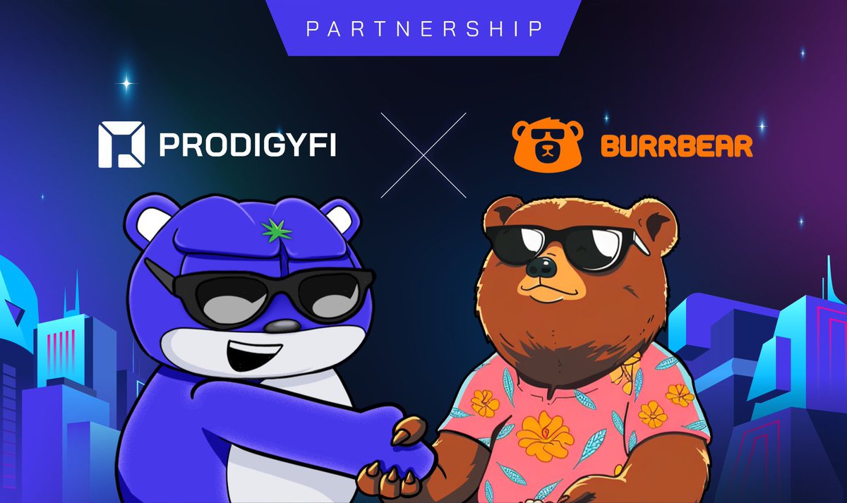 BurrBear (@moneygoesburr) on Twitter photo Bm BurrBeras
Starting the week off with our frens <a href="/ProdigyFi/">Prodigy.Fi</a>’s NFT mint!
10 GTD spots available—here’s how you enter:
1️⃣ Follow <a href="/ProdigyFi/">Prodigy.Fi</a> and <a href="/moneygoesburr/">BurrBear</a>
2️⃣ Like + RT this post
3️⃣ Tell us your fav fact about ProdigyFi + your EVM address in comments
Winners out tomorrow 🫶 Bm BurrBeras
Starting the week off with our frens <a href="/ProdigyFi/">Prodigy.Fi</a>’s NFT mint!
10 GTD spots available—here’s how you enter:
1️⃣ Follow <a href="/ProdigyFi/">Prodigy.Fi</a> and <a href="/moneygoesburr/">BurrBear</a>
2️⃣ Like + RT this post
3️⃣ Tell us your fav fact about ProdigyFi + your EVM address in comments
Winners out tomorrow 🫶