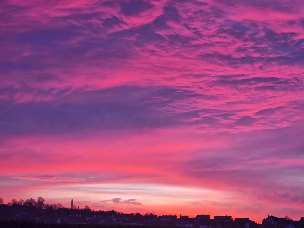 Ein Himmel voller rosa Wolken...was will Frau mehr.