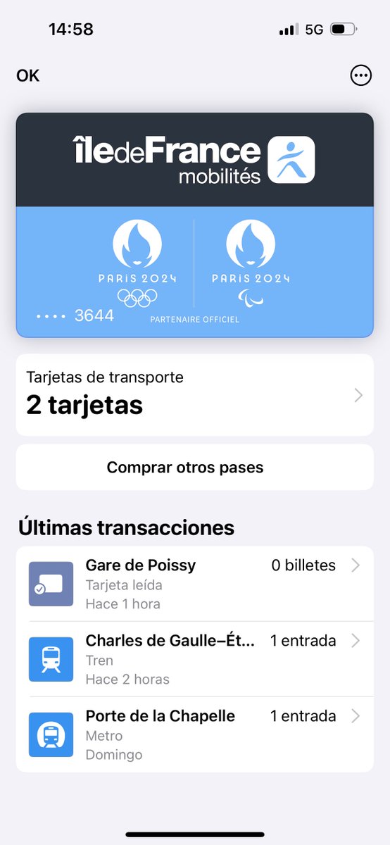 Para cuándo tendremos una tarjeta de transporte en iPhone tan bien implementada como en París? 🤔 <a href="/Transportes_CM/">Transportes e Infraestructura▪️Comunidad de Madrid</a>