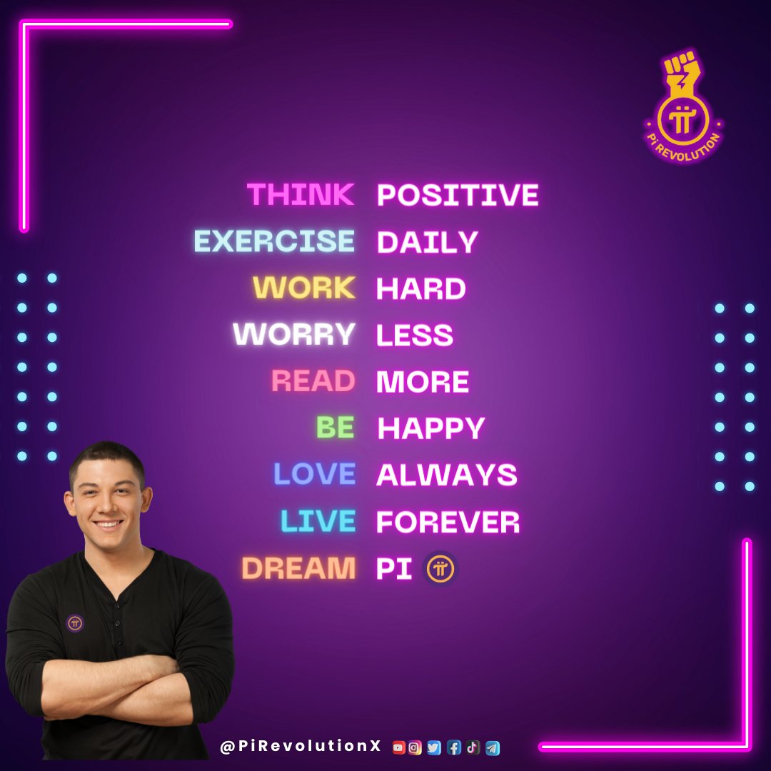 DrChengdiaoFan's tweet image. ✨By dreaming pi, you stand a chance to live happily, think positively, worry less and be happy. No cryptocurrency has an all in one package like #PiNetwork   
#PiNetwork2025 #PiNetwork #PiNetworkListing #PiNetworkMainnet #ElonMusk #ViratKohli 
@PiNetwork @drnicolas_ @elonmusk