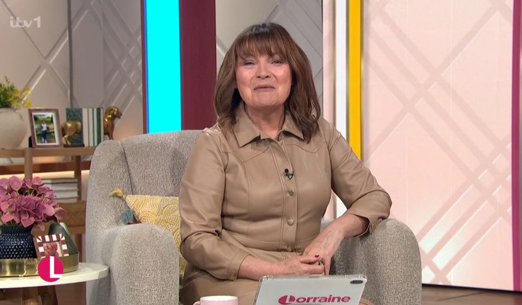Lorraine Kelly hosted her own show this morning.

Congratulations #Lorraine, you have hosted 25 out of 38 (65.8%) episodes this year.