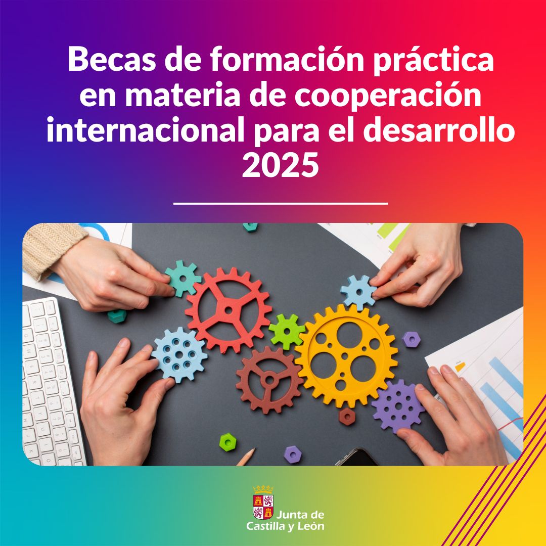 ⚠ ¡Mañana último día! ⚠️ 

✴️ Si tienes un título universitario puedes realizar prácticas en materia de #cooperacióninternacional para el desarrollo en la Administración de #CastillayLeón.

⏳ Cada beca tendrá una duración máxima de 24 meses.

➡ Consulta requisitos, cuantía y
