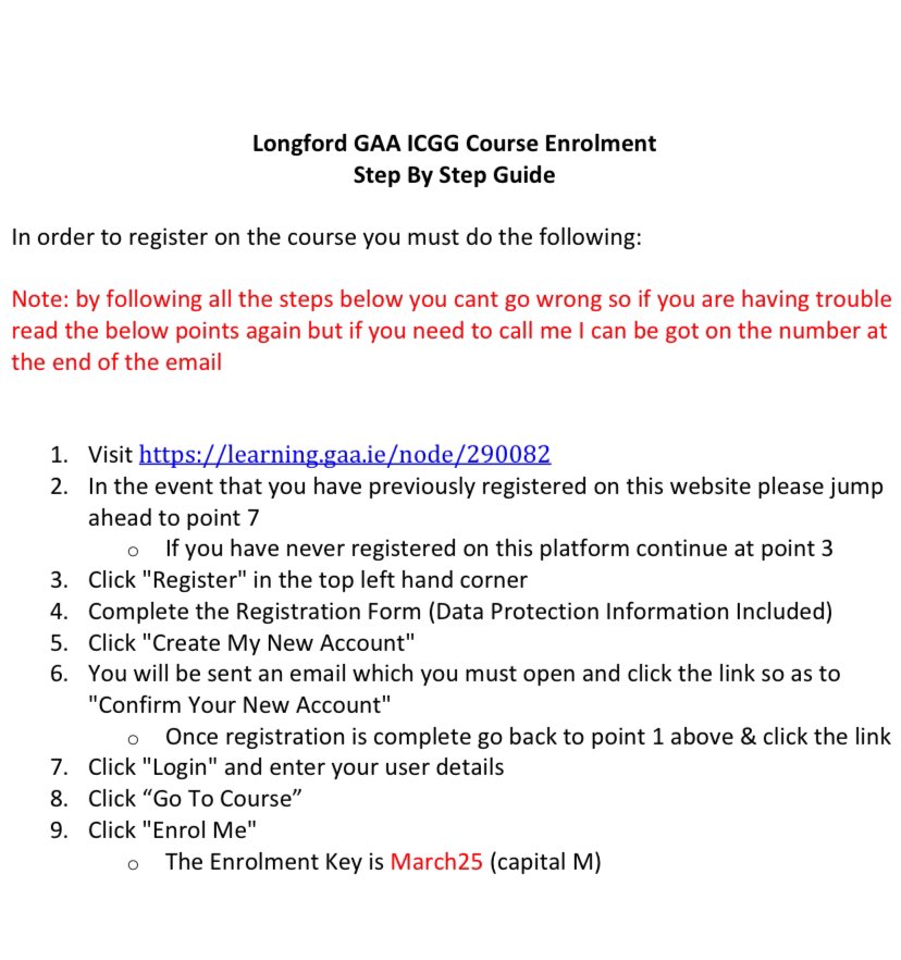 OfficialLDGAA's tweet image. This Saturday sees the start of our next #ICGG #CoachingCourse in @ClonguishGAA Preregistration is required via learning.gaa.ie/node/290082 &amp;amp; Enrolment key on attached photo. Take your 1st step into something that will reward you for life 🌟#HelpingOthers @gaalearning @gaaleinster