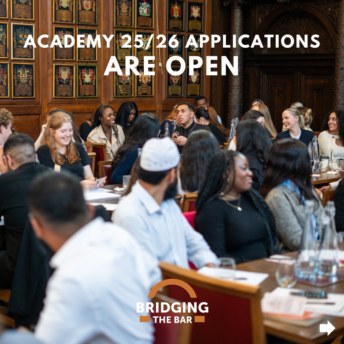BridgeTheBar's tweet image. And the wait is over... applications for the 25/26 Bridging the Bar Academy are NOW OPEN! 

Scan the QR code or visit bridgingthebar.org/academy-applic… to apply today.

#BridgingTheBar #DiversityInLaw #AspiringBarristers #BTB #BridgingTheBarAcademy #EqualAccessToLaw