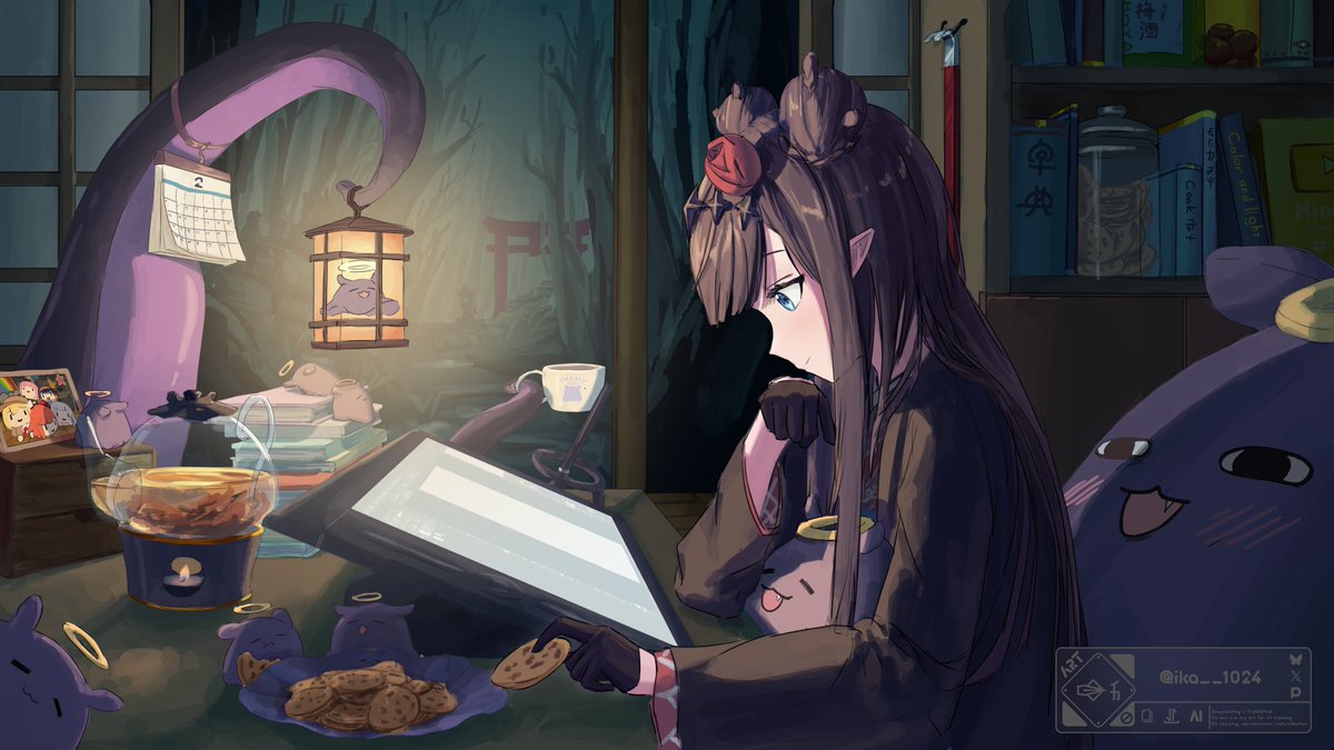 ika__1024's tweet image. lofi ina
#inART