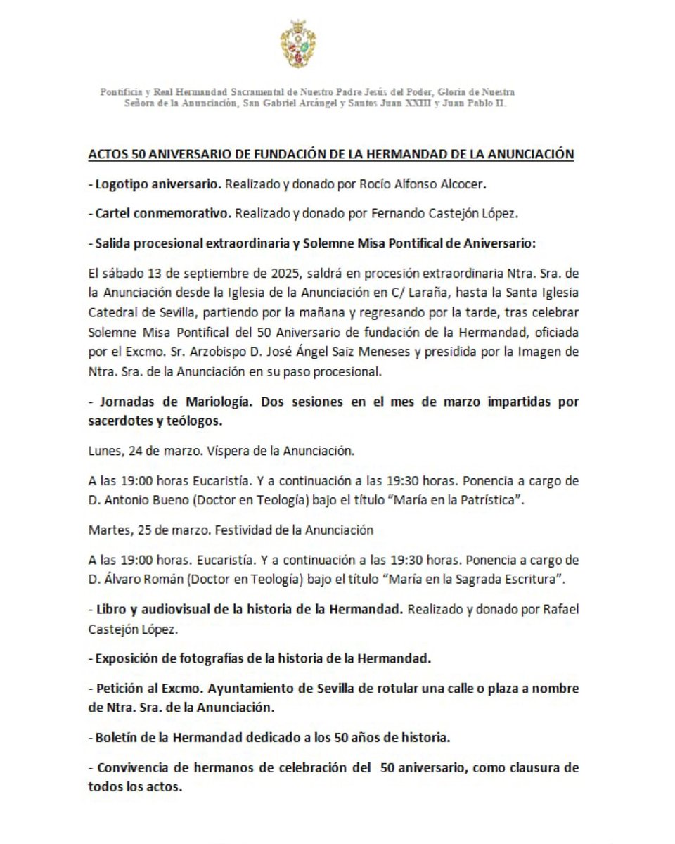 Hdad. Anunciación tweet media