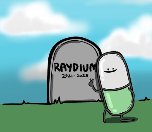 <a href="/coingecko/">CoinGecko</a> @RaydiumProtocol @pumpdotfun RIP Raydium

8PJpcw7Ke5WcbJupqsj69aGwdc4WMeBr3XiNA6Pypump