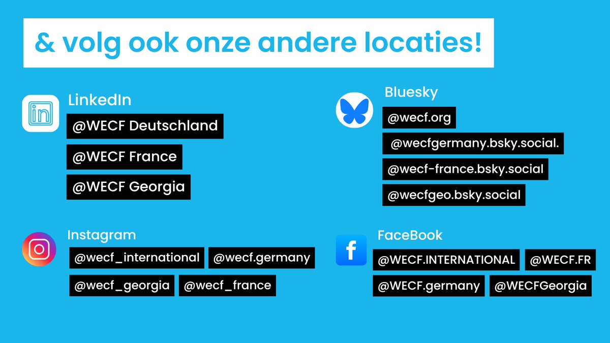 WECF_NL (@wecf_nl) on Twitter photo ❗ We verlaten X. ❗
We verzetten ons tegen het gebruik van X voor haat, discriminatie en disinformatie, zonder moderatie, om <a href="/Trump/">The Trump Organization</a>, @ElonMusk & anderen te bevorderen.
Vind ons op andere platforms! 🌍🌱
#DetoX #MakeSocialsSocialAgain #X #Exit #Twitter #Feminists ❗ We verlaten X. ❗
We verzetten ons tegen het gebruik van X voor haat, discriminatie en disinformatie, zonder moderatie, om <a href="/Trump/">The Trump Organization</a>, @ElonMusk & anderen te bevorderen.
Vind ons op andere platforms! 🌍🌱
#DetoX #MakeSocialsSocialAgain #X #Exit #Twitter #Feminists