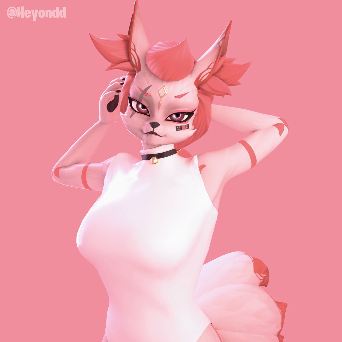 heyondd's tweet image. If this gets 15 likes I’m putting her in one funny pose
#KimikoFiveTails #FortniteArt
