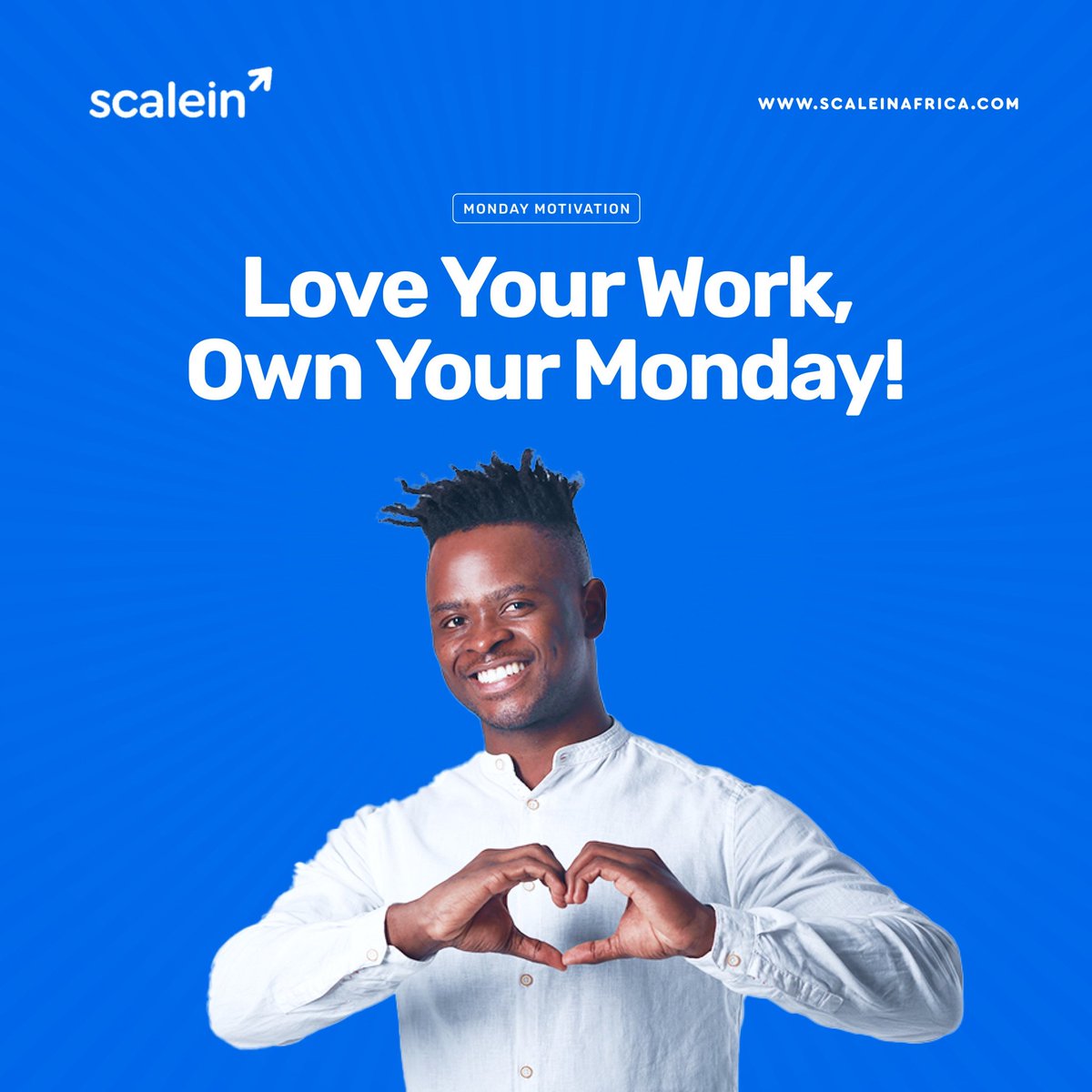 Happy Monday, everyone! 

A new week is here; embrace what you do, and Mondays won’t feel tough! 

It’s the last week of February, and here is one final push to hit those goals and make them count. 

Let’s finish strong! 

#MondayMotivation #Scalein