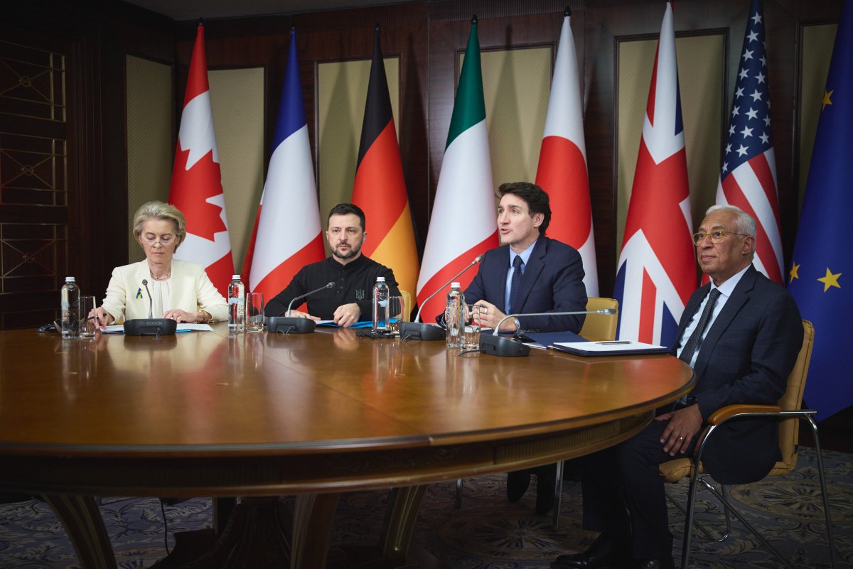 The traditional G7 leaders' meeting with Ukraine’s participation and a very important signal of support for our country and people.

It was a productive meeting, with principled words from the majority by most of our partners. We strongly count on the unity of the world—Europe,
