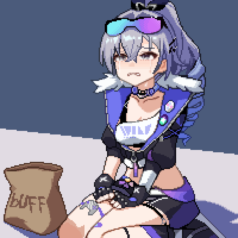 HonkaiStarRail #SilverWolf #銀狼 #ドット絵 #pixelart Please Buff Me!!!