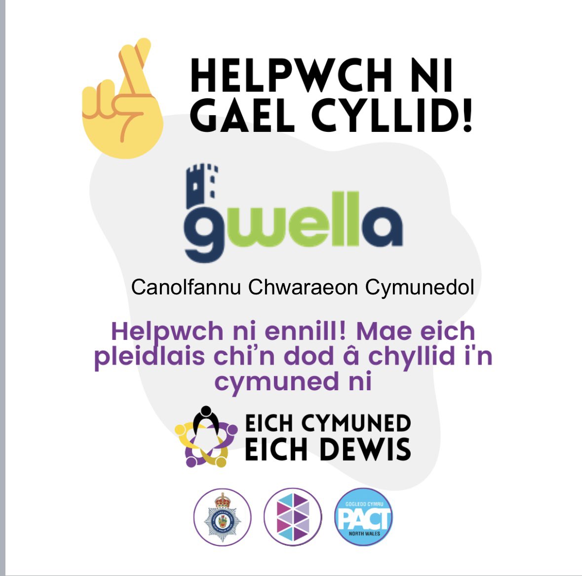 Helpwch ni i sicrhau cyllid drwy ddilyn y ddolen isod a dewis 'Gwella - Hybiau Chwaraeon Cymunedol' o dan y categori Sir y Fflint!

urlsand.esvalabs.com/?u=https%3A%2F…