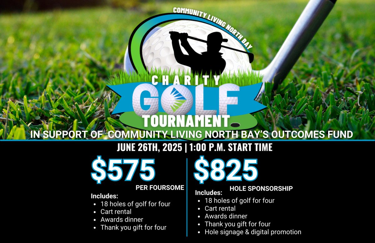 Register for CLNB's 5th Charity Golf Tourney. Enjoy golf &amp; support the Outcomes Fund—small changes, big impact. Sign up: bit.ly/CLNB5thAnnualG… #CLNBGolfTourney #Inclusion