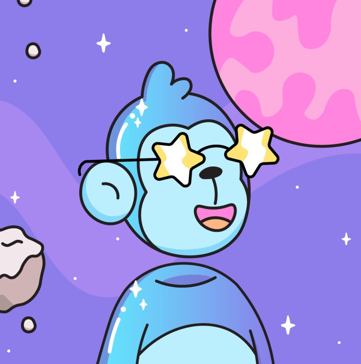 "🚀✨STAR MONKE HAS LANDED!✨🚀 

This doodle monke is conquering space, flexing star glasses in zero gravity 🌌🐒  

✅ like
✅ retweet
✅ comment your wallet

if you’d like to join Star Monke’s cosmic crew. 

Let’s make this web3 nexts obsession.