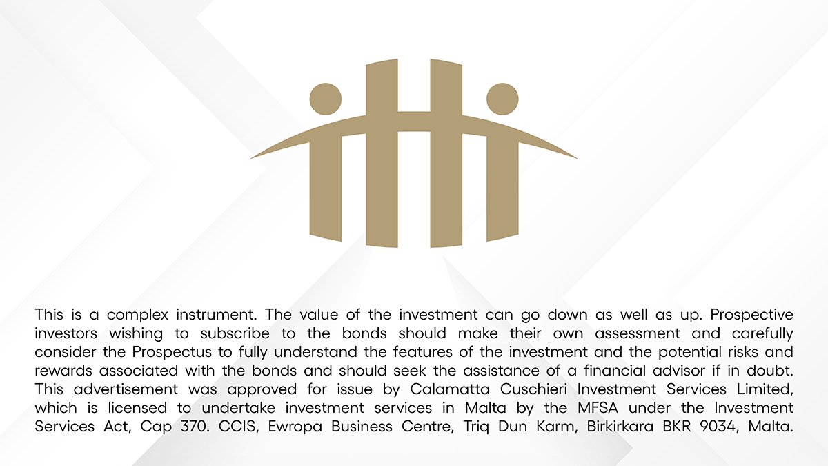 International Hotel Investments p.l.c. has announced the issuance of €35,000,000 5.3% Unsecured Bonds maturing in 2035, with a nominal value of €100 per bond issued and redeemable at par. 

Your investment may go down as well as up. 

More info 🔗 moneybase.com/blog/news/inte…