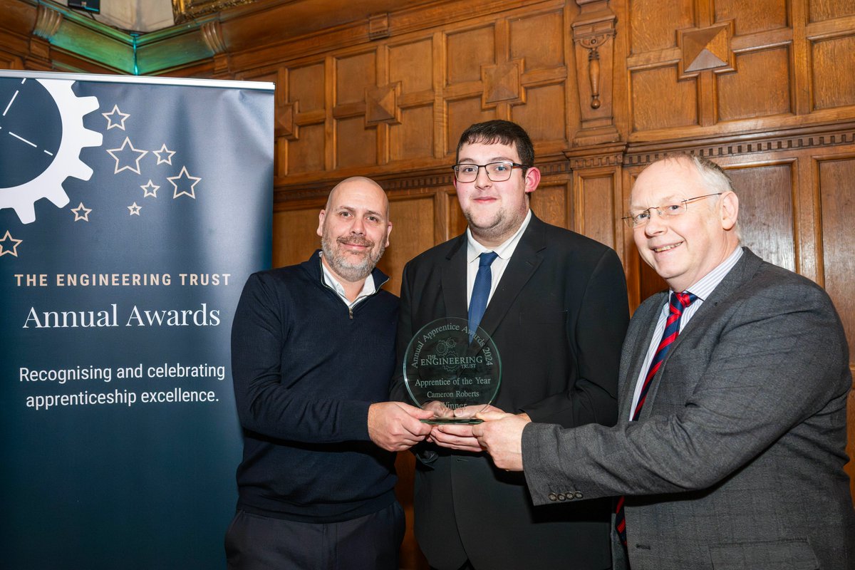 Sensor Technology (@sensortech) on Twitter photo 🏆🏵️‼️We are thrilled to congratulate our employee, Cameron, on winning the Apprentice of the Year and being highly commended in the Trevor Woodger Award for Career Progression at the <a href="/EngineerTrust/">The Engineering Trust</a> Awards 2024 at <a href="/OxfordTownHall/">Oxford Town Hall</a> last week. Well done, Cameron! 🏆🏵️‼️We are thrilled to congratulate our employee, Cameron, on winning the Apprentice of the Year and being highly commended in the Trevor Woodger Award for Career Progression at the <a href="/EngineerTrust/">The Engineering Trust</a> Awards 2024 at <a href="/OxfordTownHall/">Oxford Town Hall</a> last week. Well done, Cameron!