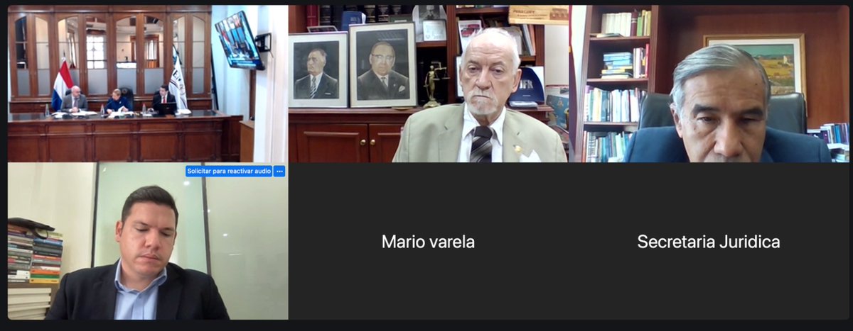 Jurado de Enjuiciamiento de Magistrados (@jem_py) on Twitter photo ⚖️ Al concluir el tratamiento de los puntos contemplados en el orden del día, la presidenta del JEM <a href="/aliciapuchetapy/">Alicia Pucheta</a> levanta la Sesión Extraordinaria de la fecha.
#JEMPy ⚖️ Al concluir el tratamiento de los puntos contemplados en el orden del día, la presidenta del JEM <a href="/aliciapuchetapy/">Alicia Pucheta</a> levanta la Sesión Extraordinaria de la fecha.
#JEMPy