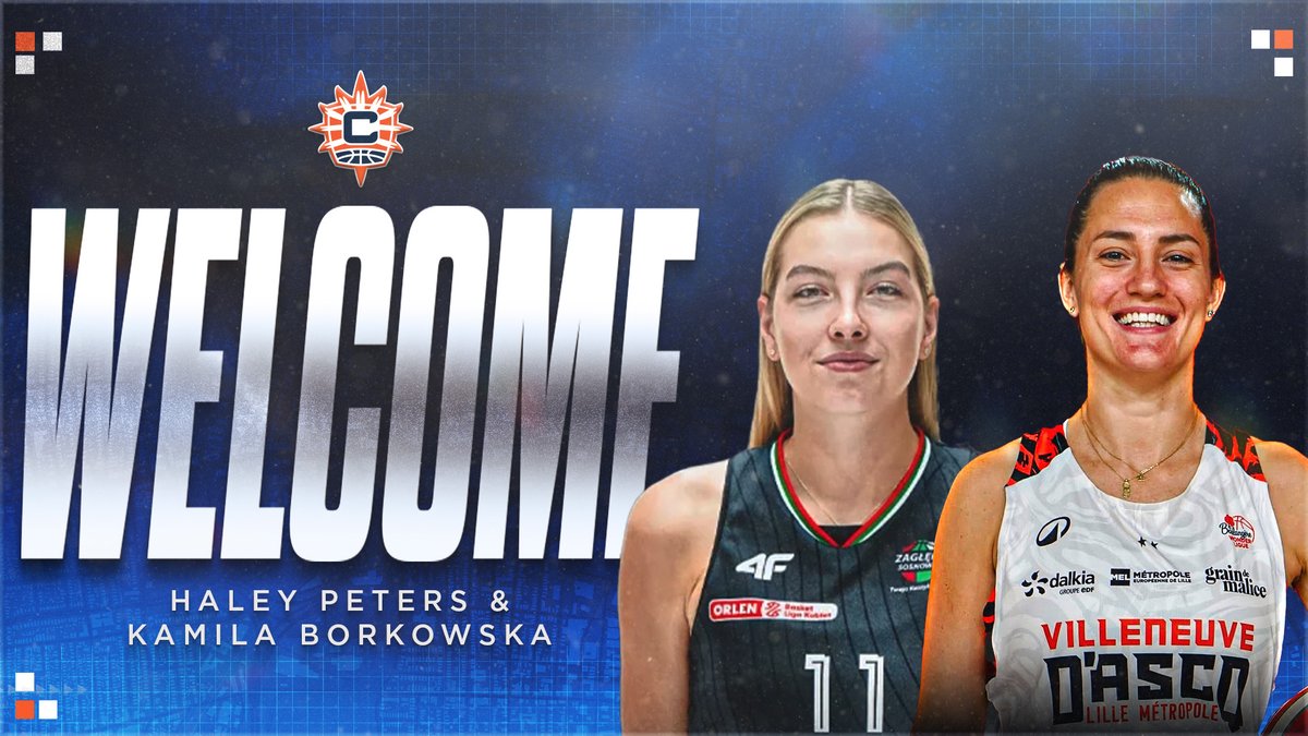 PRESS RELEASE: Connecticut Sun Adds Kamila Borkowska and Haley Peters to Training Camp Roster

Details: on.nba.com/3F2Dm7b