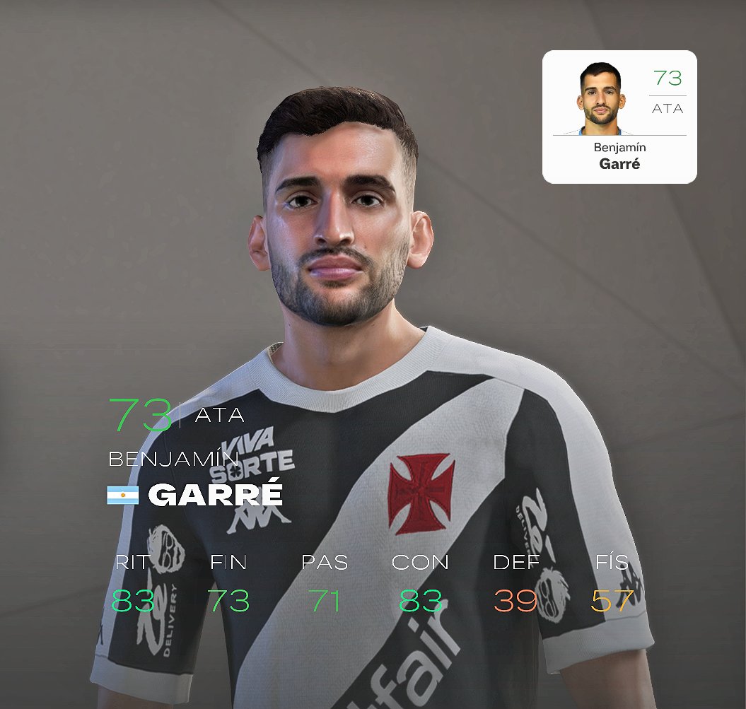 🚨NEW FACES!

🇦🇴 Loide Augusto
🇦🇷 Benjamín Garré

Chame na DM! | Send me a DM!
____________________________________________
#EAFCmods #RM29facemods #FC25 #FC24
