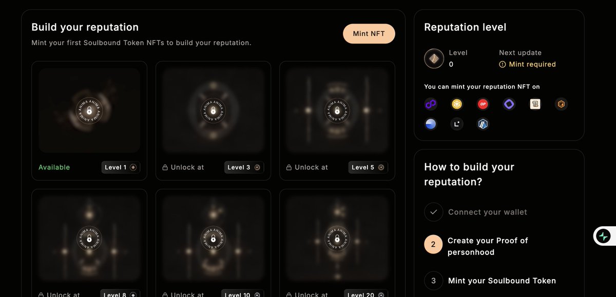 InfluencerDee's tweet image. 🔹 Anima (@anima_protocol)

NOTE: $1 to complete this.

• Go to: app.anima.io
• Connect wallet
• Mint NFT
• Complete facial verification
• Change the Mint chain to Monad testnet
• Choose any chain you have $1 on as the payment blockchain

Done 🏁