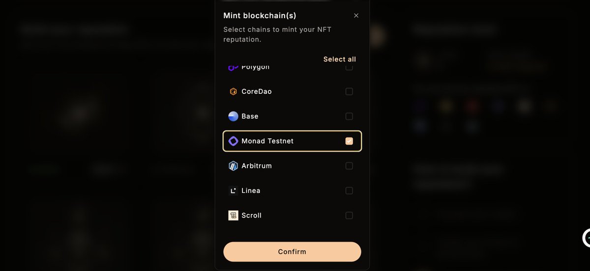 InfluencerDee's tweet image. 🔹 Anima (@anima_protocol)

NOTE: $1 to complete this.

• Go to: app.anima.io
• Connect wallet
• Mint NFT
• Complete facial verification
• Change the Mint chain to Monad testnet
• Choose any chain you have $1 on as the payment blockchain

Done 🏁