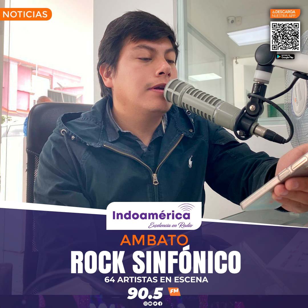 Este jueves 27 de febrero se llevará acabo el Concierto de Rock Sinfónico, un evento organizado por el Comité Permanente de la FFF.

✅ Se interpretarán 44 temas musicales, cuatro horas de show, el lugar seleccionado para el evento es el Parque Los Pinos (Izamba) desde las 20:00.