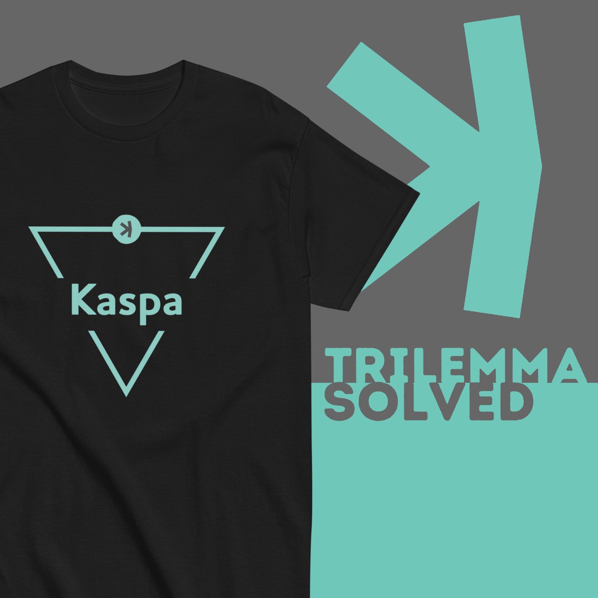 Bit4Wear's tweet image. Trilemma solved. $KAS
#Kaspa #Cryptomerch