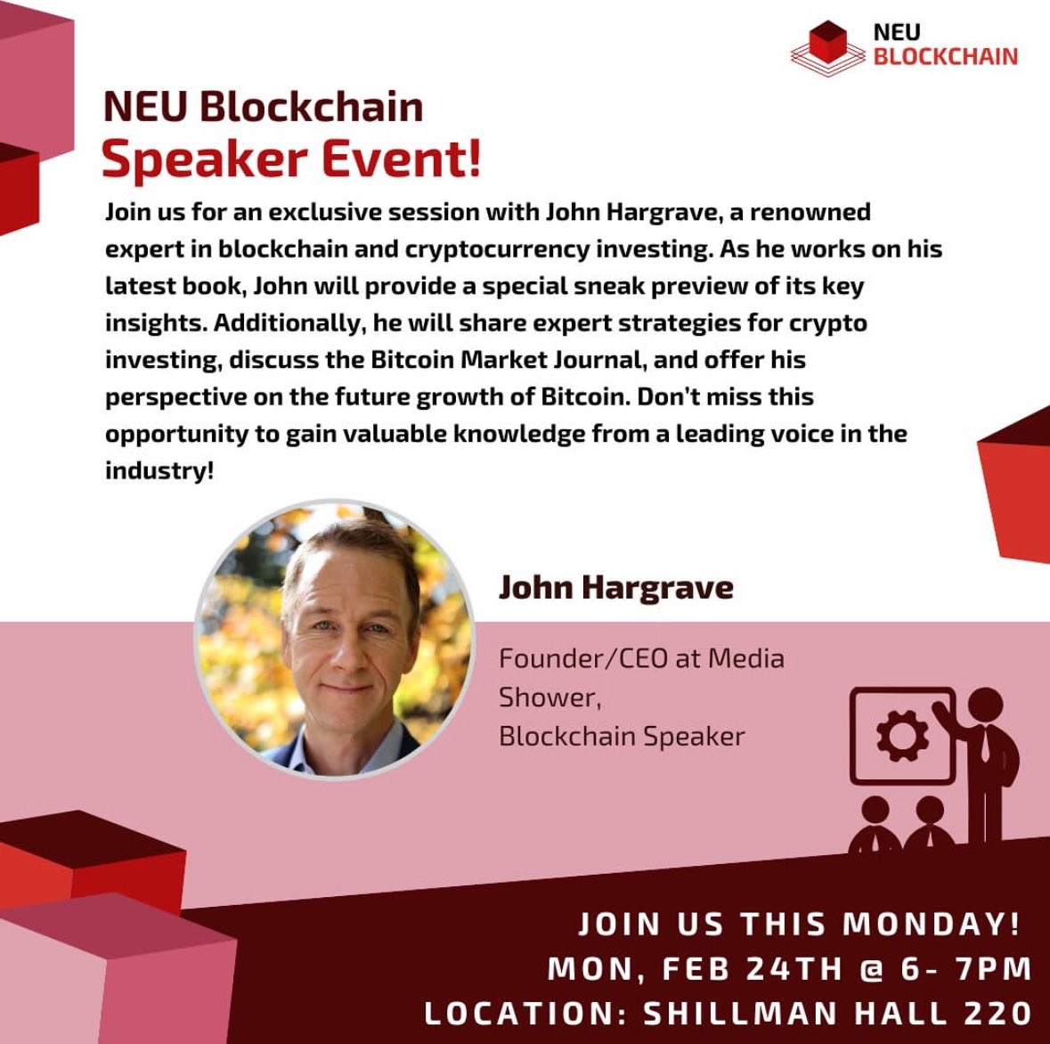 See you tonight at our speaker event!