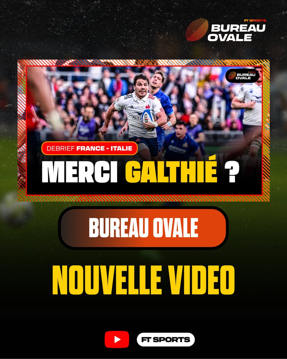 🏉 𝗨𝗡𝗘 𝗩𝗜𝗖𝗧𝗢𝗜𝗥𝗘 𝗛𝗜𝗦𝗧𝗢𝗥𝗜𝗤𝗨𝗘 𝗔 𝗥𝗢𝗠𝗘 !
Débrief France-Italie Six Nations

➡ Qu'est-ce qu'elle vaut cette victoire ?
➡ France-Irlande : qui est favori ?
➡ Penaud, Fickou, Ntmack de retour ?

#SixNations #XVdeFrance #FFR #Rugby