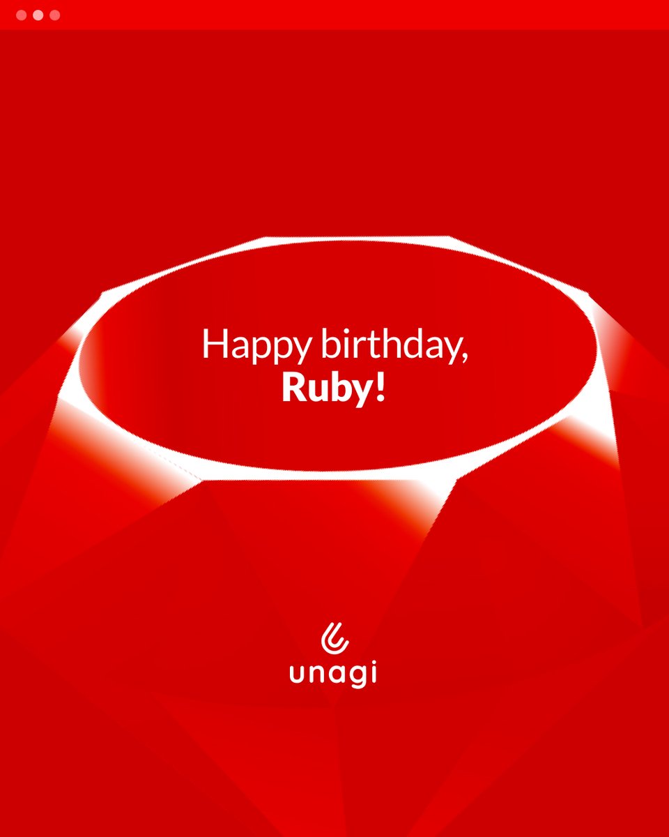 Happy 32nd, Ruby! Hope it’s an awesome one—just like all the ones you’ve made awesome for us! 🎉
