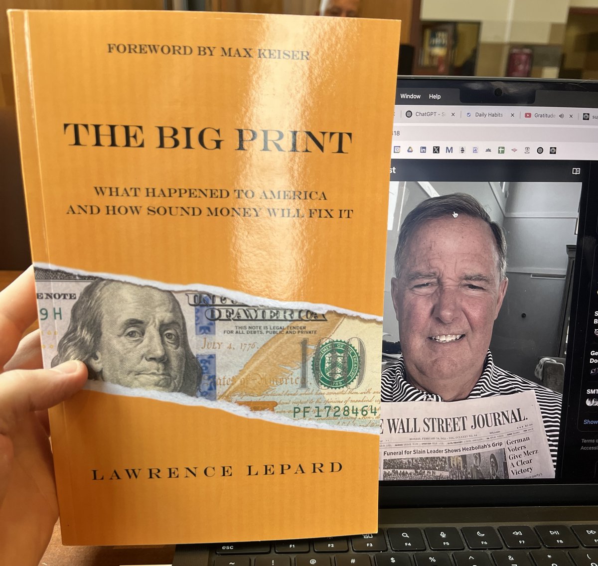 LucasBazemore's tweet image. In support of @LawrenceLepard's new book: The Big Print

I'm giving away 21 free copies to the next 21 people to like and repost this.