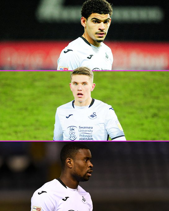 Morgan Gibbs-White, Viktor Gyokeres y Marc Guehi compartieron equipo con el Swansea City en 2020-2021. Lo que habria sido.