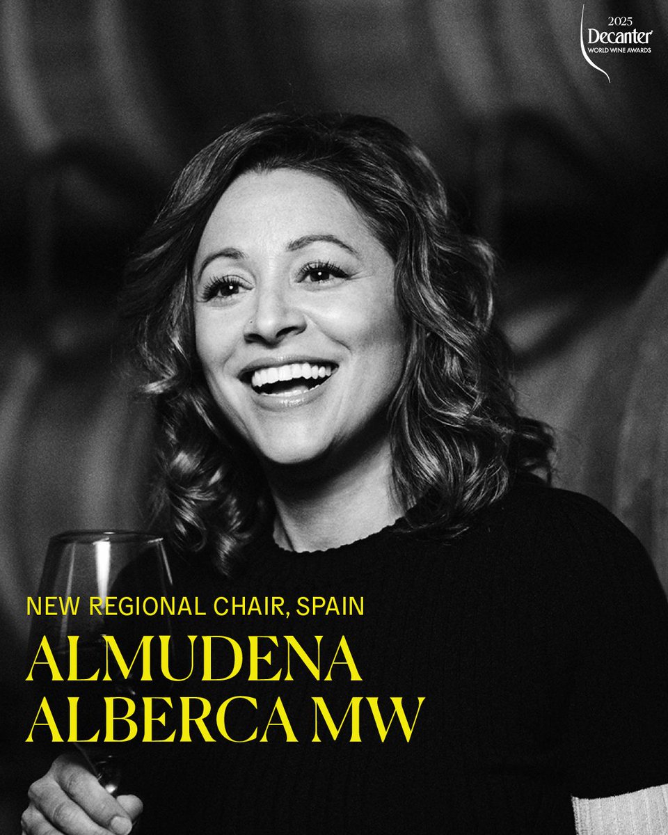 Meet Almudena Alberca MW - our new joint Regional Chair for Spain 🇪🇸

Alberca is the first female Master of Wine in Spain, an accomplished winemaker, sustainability advocate and global consultant... decanter-awards.visitlink.me/X36kPI