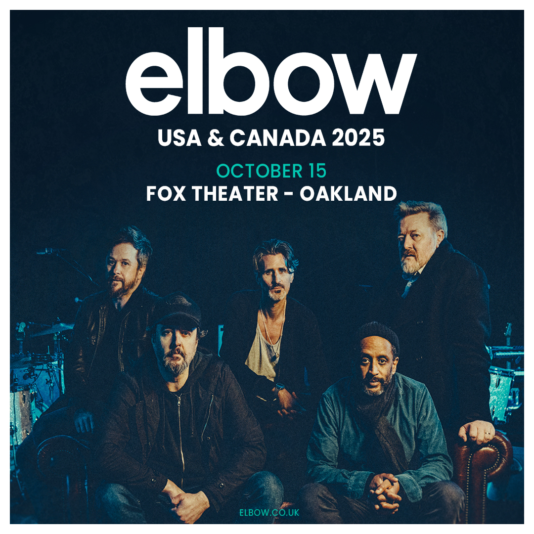 JUST ANNOUNCED 🌐 <a href="/Elbow/">elbow</a> return to rock out the Fox Theater on 10/15 💪 Presale begins Thursday, 2/27 at 10am with password = moonglow 🌀

🎟️: Tickets on sale Friday, 2/28 at 10am!
ℹ️: bit.ly/3EKFpg7