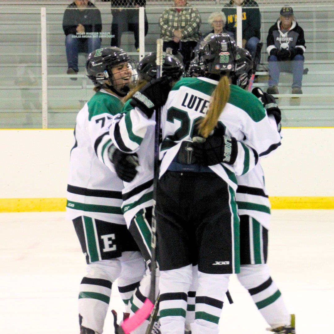 EasternMichU's tweet photo. Congratulations to the EMU Women's Hockey club team, which finished its inaugural season with a record of 18-0-1 and has been ranked at the top of the Central Region American Collegiate Hockey Association Division 2 rankings. 🏒  #BecomeMoreYou #TRUEMU https://t.co/EHaMCB5dad