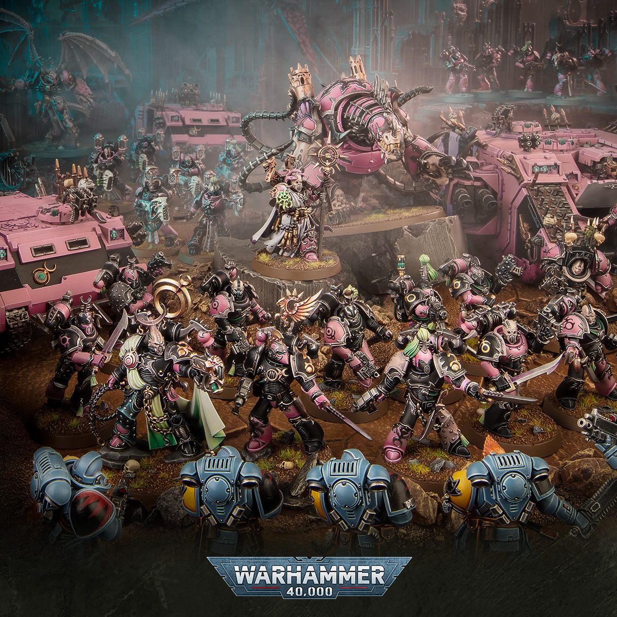 Strut, scream, and slice your way to victory with the Emperor's Children Detachments in their new Codex: ow.ly/ft3c50V5b4U

#Warhammer40000 #WarhammerCommunity
