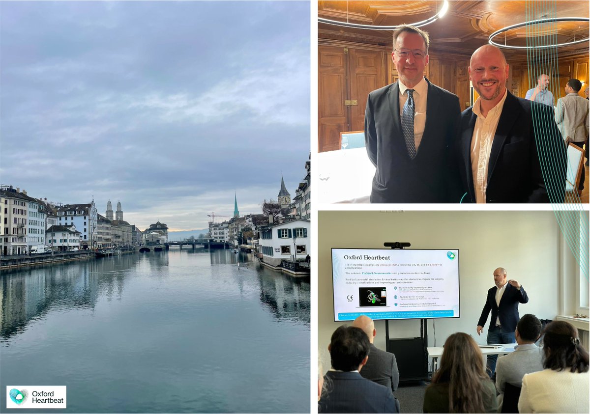 Oxford Heartbeat 🇺🇦 (@oxfordheartbeat) on Twitter photo More updates from the <a href="/growldnbusiness/">Grow London</a> Trade Mission - now from Switzerland!🇨🇭
#OxHB's Dan Harris has been immersed in the dynamic healthtech ecosystem, pitching to the <a href="/UZH_en/">University of Zurich</a> innovation team and dining with His Majesty’s Trade Commissioner for Europe Chris Barton👇 More updates from the <a href="/growldnbusiness/">Grow London</a> Trade Mission - now from Switzerland!🇨🇭
#OxHB's Dan Harris has been immersed in the dynamic healthtech ecosystem, pitching to the <a href="/UZH_en/">University of Zurich</a> innovation team and dining with His Majesty’s Trade Commissioner for Europe Chris Barton👇
