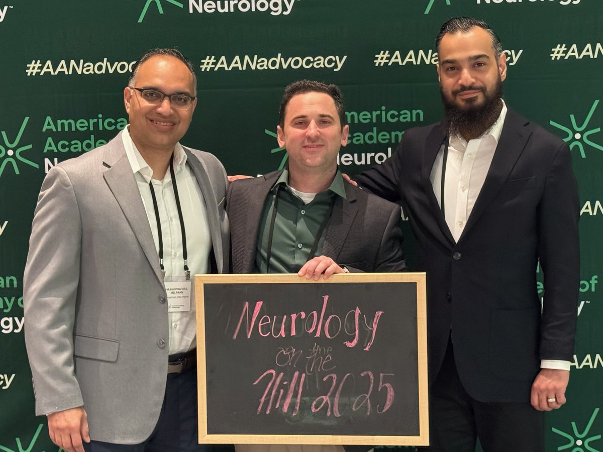 Getting started early at #NOH25! We are advocating for brain health for all 🧠 <a href="/AANmember/">American Academy of Neurology</a> <a href="/wvstrokedoc/">Mud Alvi</a> <a href="/RIZWANHUSAINMD/">Rizwan Husain, MD</a>