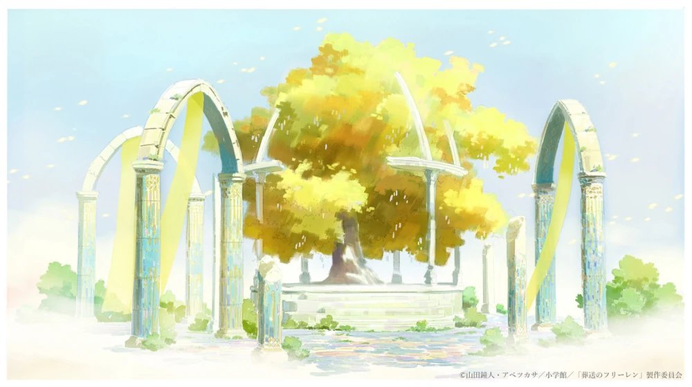 Frieren dan tiga puluh tujuh orang tersebut berdiri di depan pohon raksasa yang dimaksud pada buku Flamme, berusaha membuka penghalang yang mengelilingi pohon tersebut.

Dengan sekuat tenaga Frieren merapelkan mantra dengan harapan besar di hatinya dapat bertemu Himmel kembali.