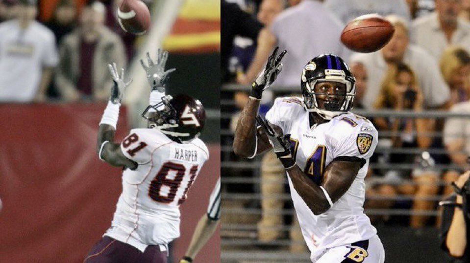 HokieFan (@bluegrass504) on Twitter photo Happy Birthday, Justin Harper!!
๐๐๐๐๐๐๐๐๐๐
WR Justin Harper, of Catawba, NC, had 1,338 receiving yards and 8 TDs in his #Hokies career. He was drafted by the <a href="/Ravens/">Baltimore Ravens</a> in 2008. Today he is the WR coach at JMU.
#NC2VT ๐ฆ #ThisIsHome Happy Birthday, Justin Harper!!
๐๐๐๐๐๐๐๐๐๐
WR Justin Harper, of Catawba, NC, had 1,338 receiving yards and 8 TDs in his #Hokies career. He was drafted by the <a href="/Ravens/">Baltimore Ravens</a> in 2008. Today he is the WR coach at JMU.
#NC2VT ๐ฆ #ThisIsHome