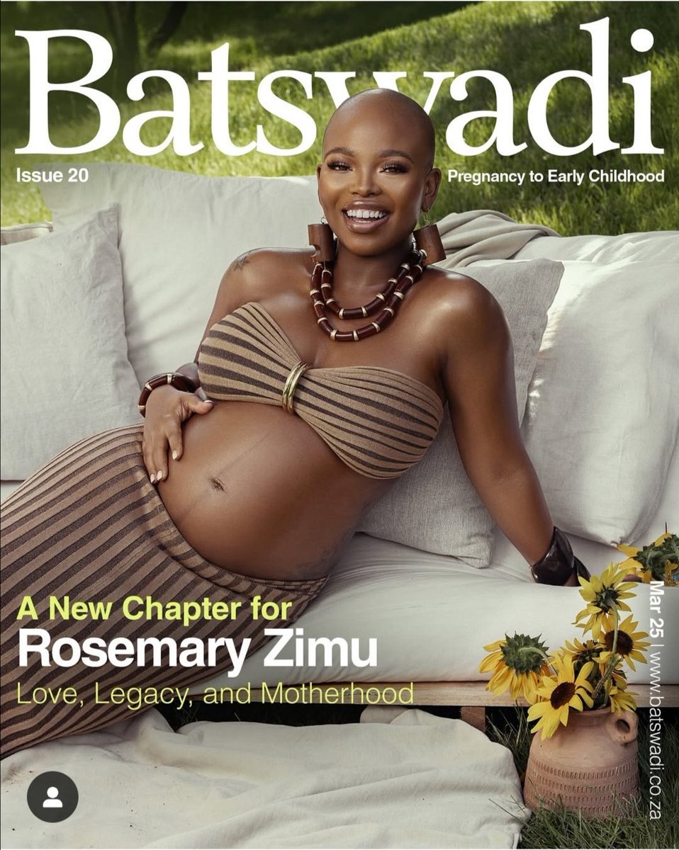 Congratulations and blessings are in order for this gorgeous thespian <a href="/Rosemary_Zimu/">Aunty Roro</a> and <a href="/Zac_RSA/">ZAC</a> Looking absolutely beautiful Mama, here's to a healthy and happy baby. Catch up all about it on <a href="/BatswadiMag/">Batswadi Magazine</a>
#HashatsiReports