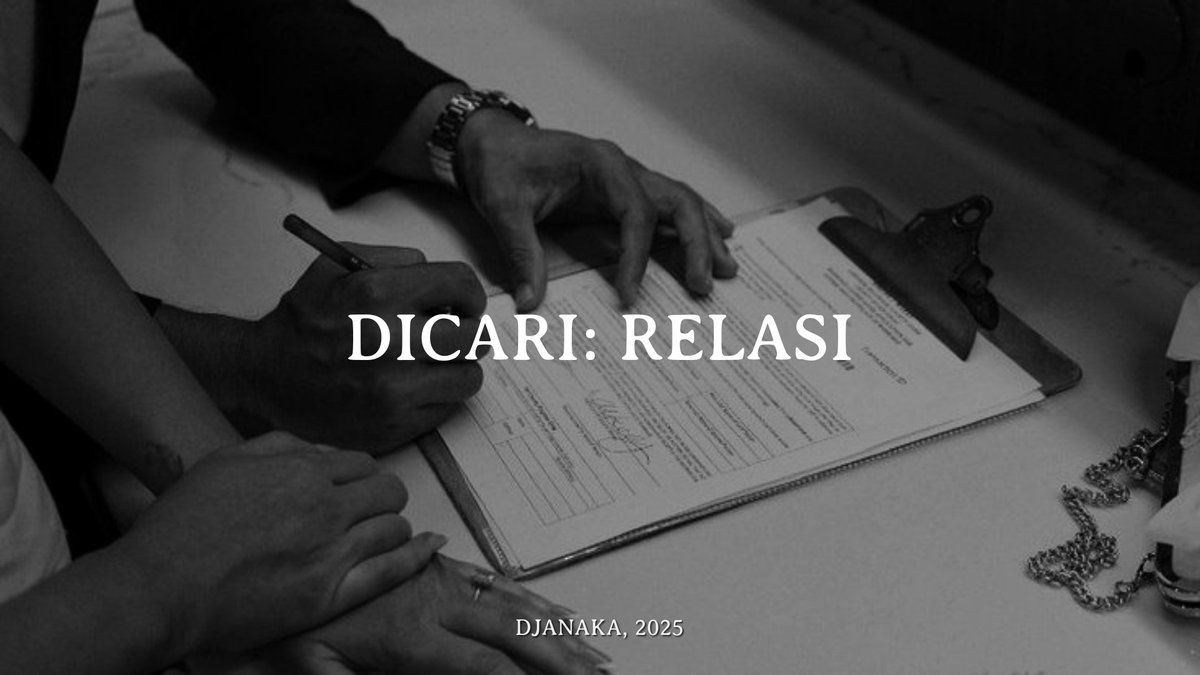 ️️ ️️ 
️️ ️️ 
𝐖𝐀𝐑𝐀-𝐖𝐀𝐑𝐀!
Siapa saja yang lihat ini, tolong bawa pergi. Barangkali di sekitar sana ada yang mau mengisi.

Syarat dan ketentuan baca di sini (write.as/sullz9vont72c.…). Apabila ada pertanyaan lain, boleh hampiri untuk diskusi.
️️ ️️ 
️️ ️️