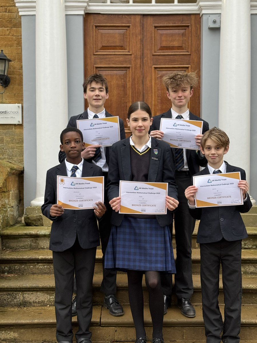 A fantastic start to the new half term!

Well done to all of the students that took part in the Intermediate Maths Challenge. Congratulations on the great results.

#bestschool #independentschool #UKMT #maths #greatresults #northamptonshire